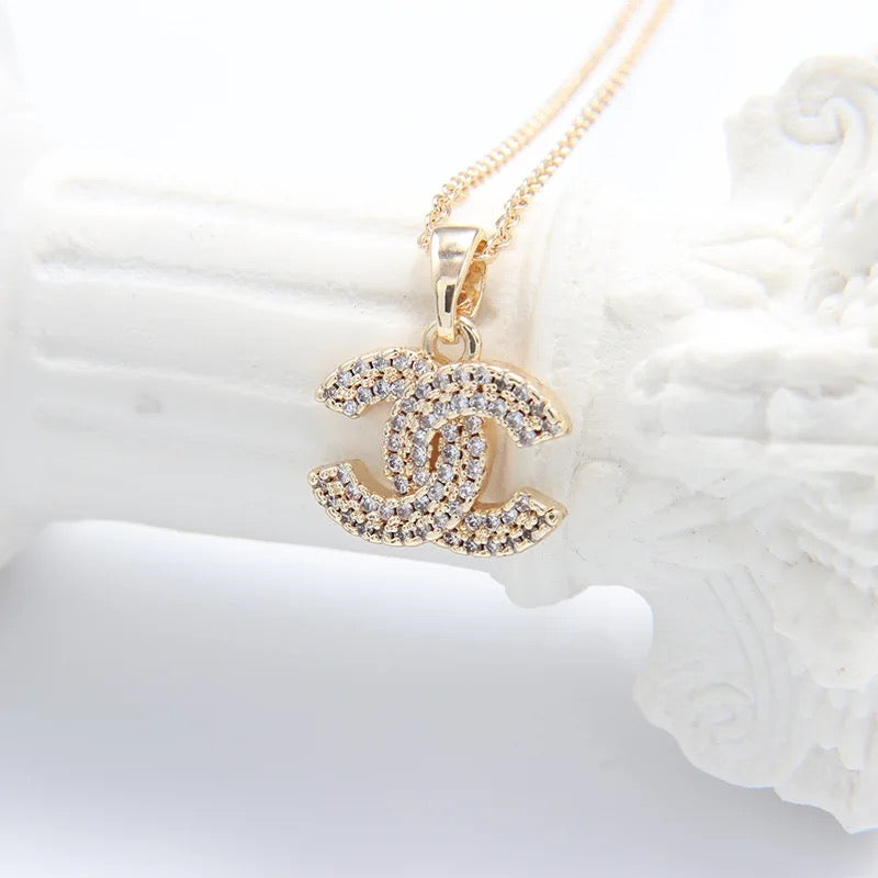 Mini Coco Zircon Pendant Designer Inspired Necklace