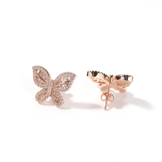 Butterfly Bling Energy Stud Earrings