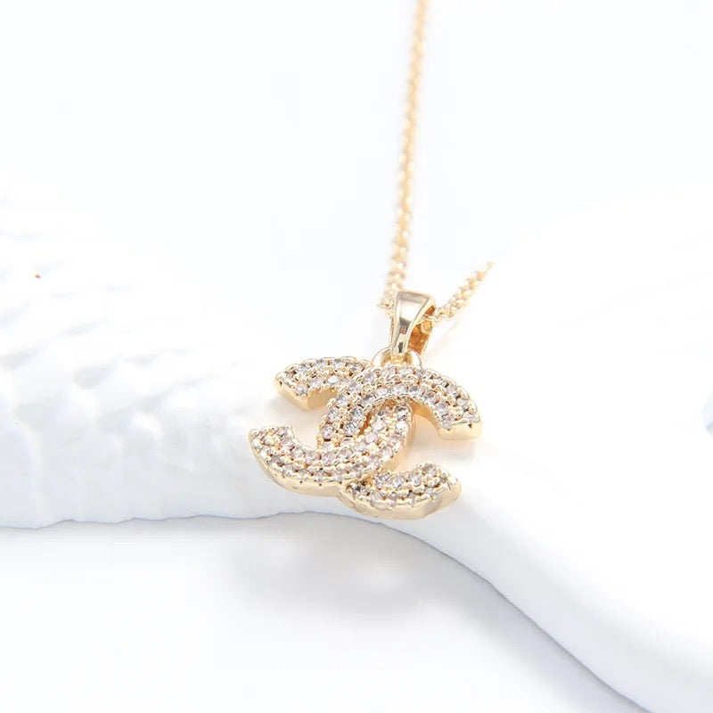 Mini Coco Zircon Pendant Designer Inspired Necklace