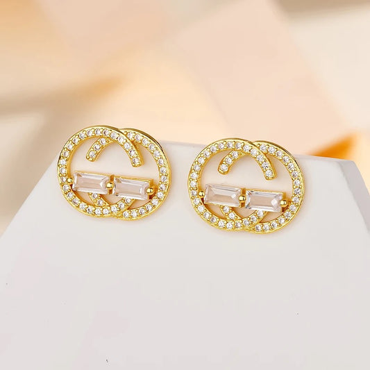 G G Gold or Silver Earrings