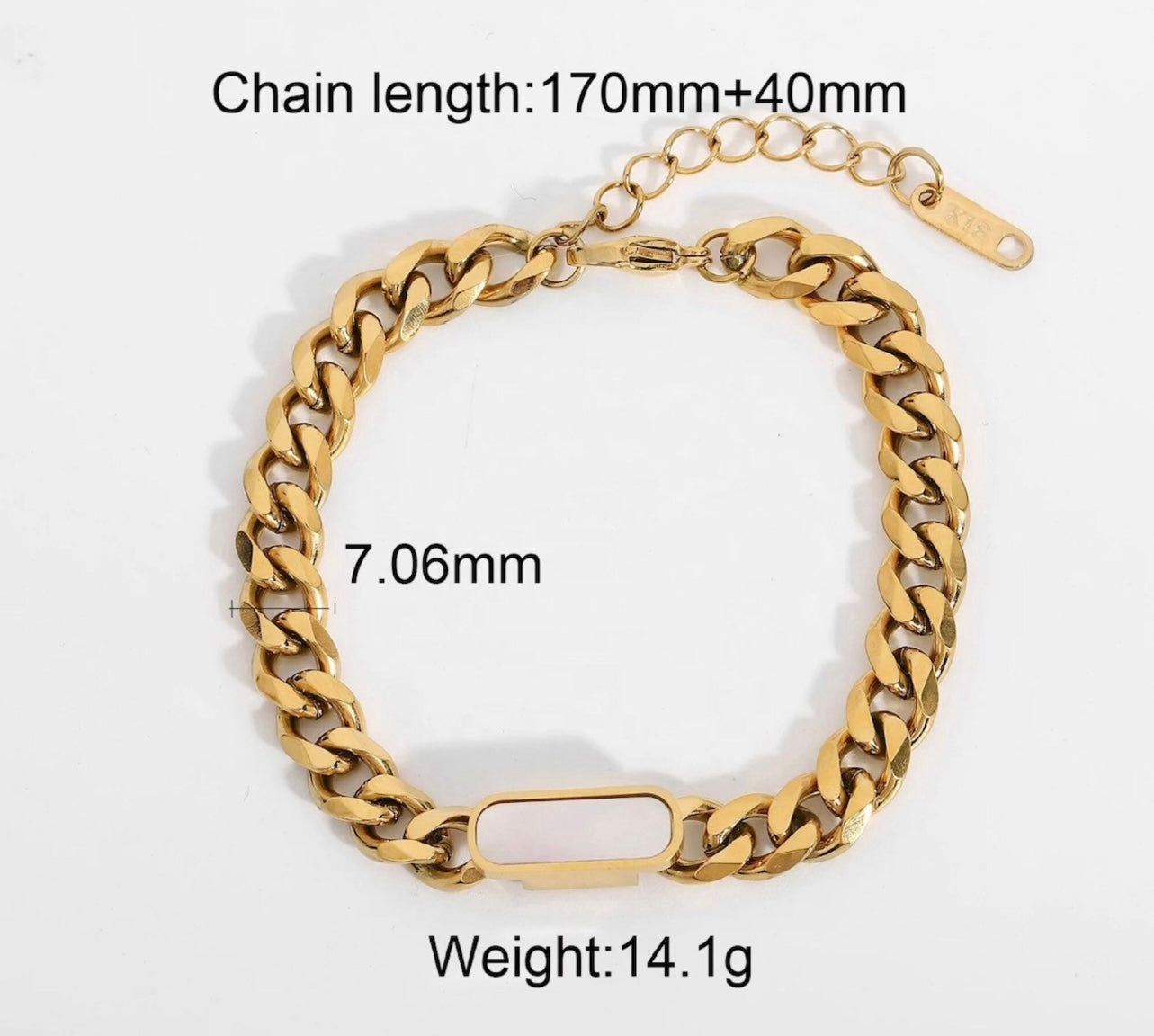 Chunky Legend Gold Bracelet