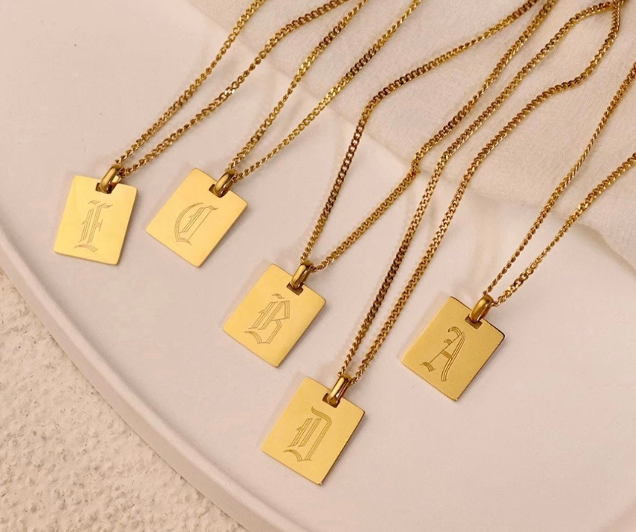 The Monogram Initial Necklace | Altar'd State