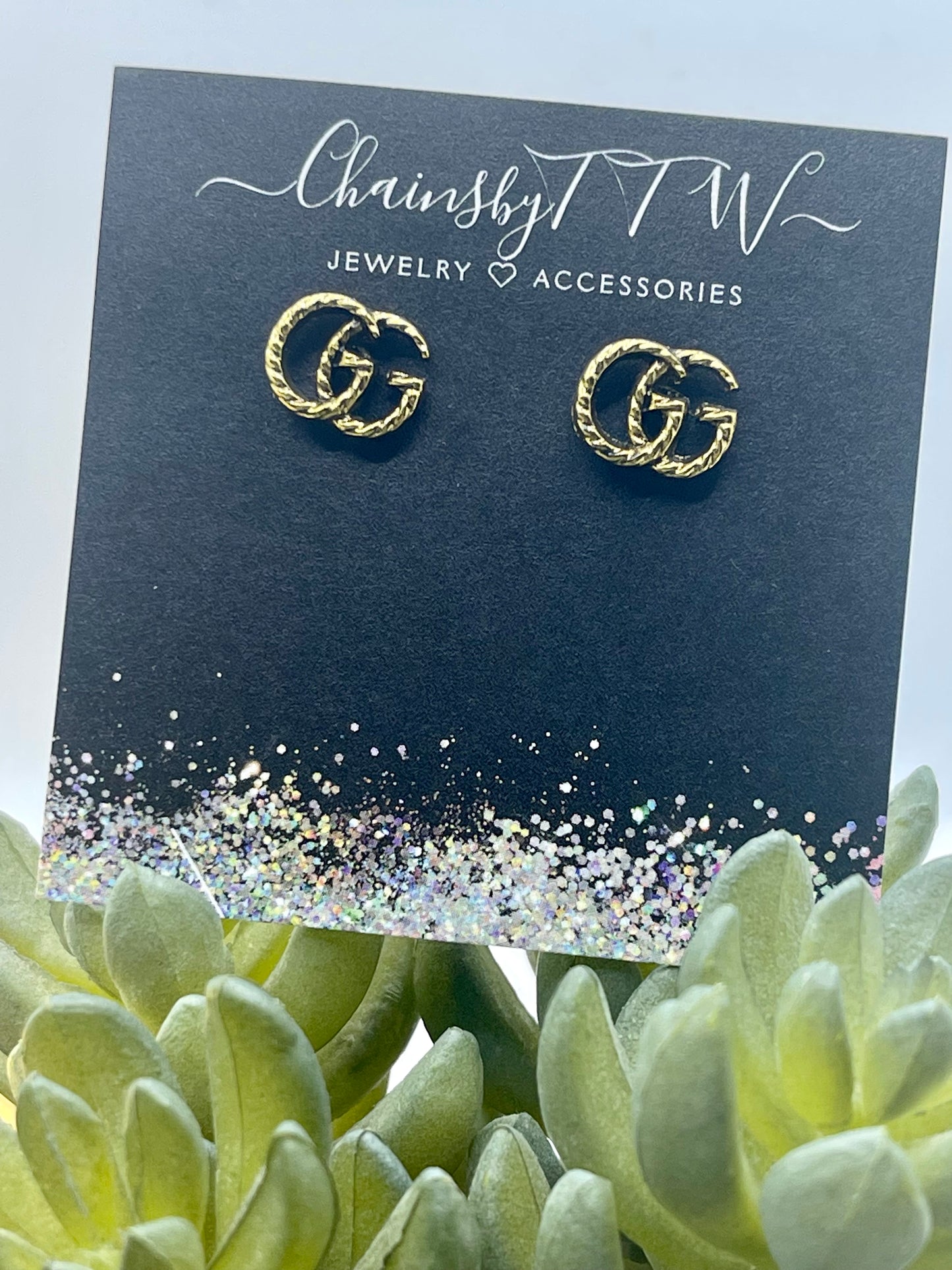 G is for Gorgeous Gold Earrings