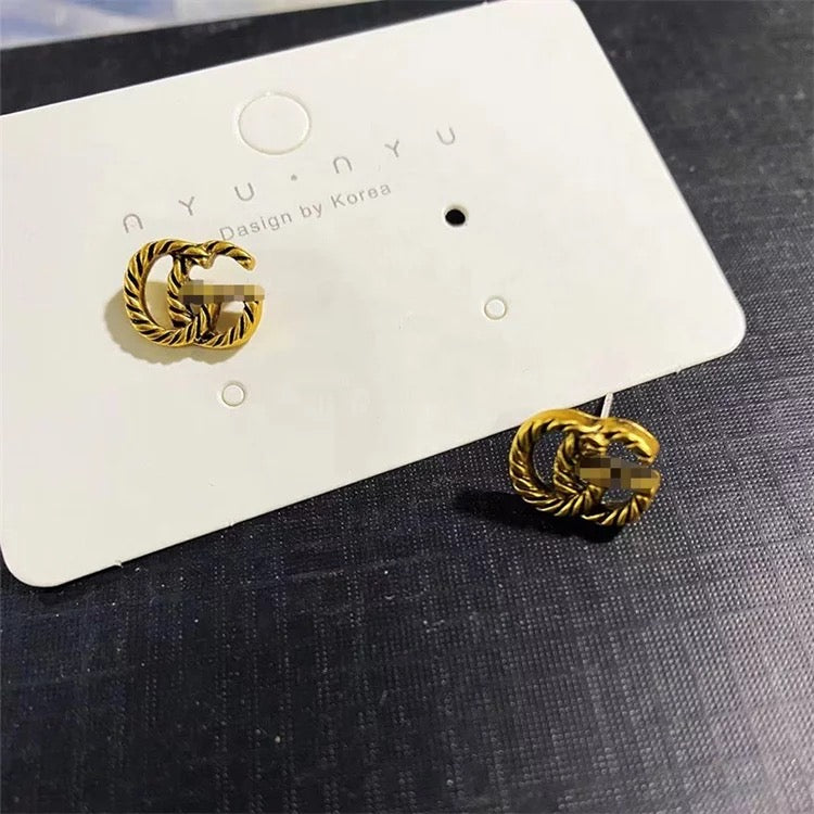 G is for Gorgeous Gold Earrings