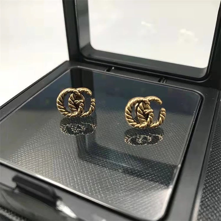 G is for Gorgeous Gold Earrings